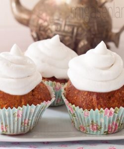Cupcakes – magdalena de zanahoria y coco